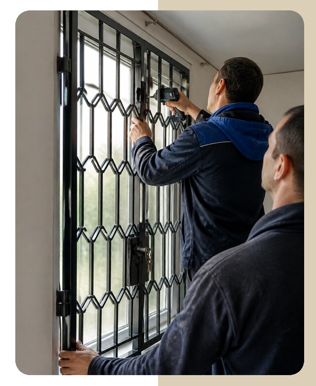 Установка распашных решеток в Нижнем Новгороде цена от 6774 р. | ДвериЛегко-Ннн